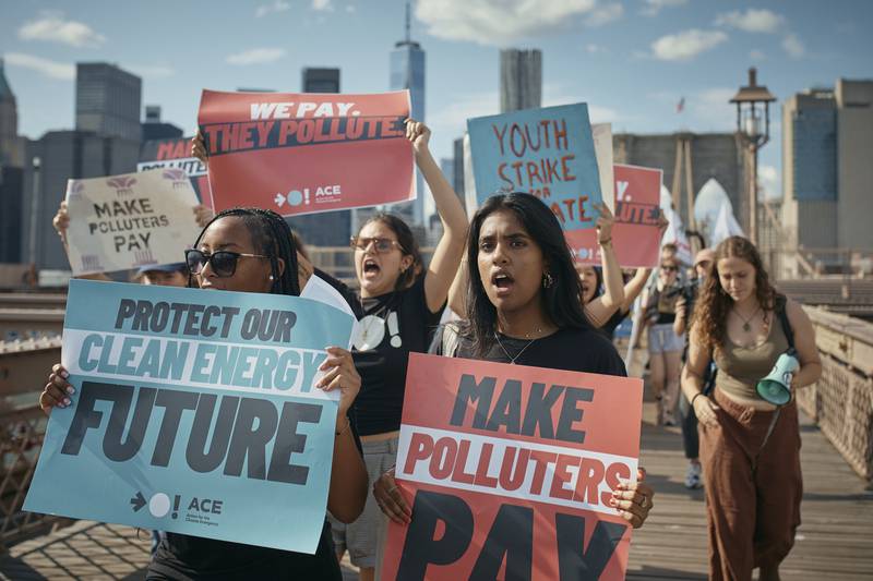 In NYC and elsewhere, climate protesters say pace of change isn't fast enough