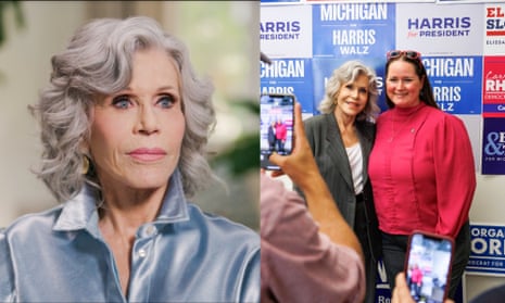 Jane Fonda rallies disaffected young US voters: ‘Do not sit this election out’