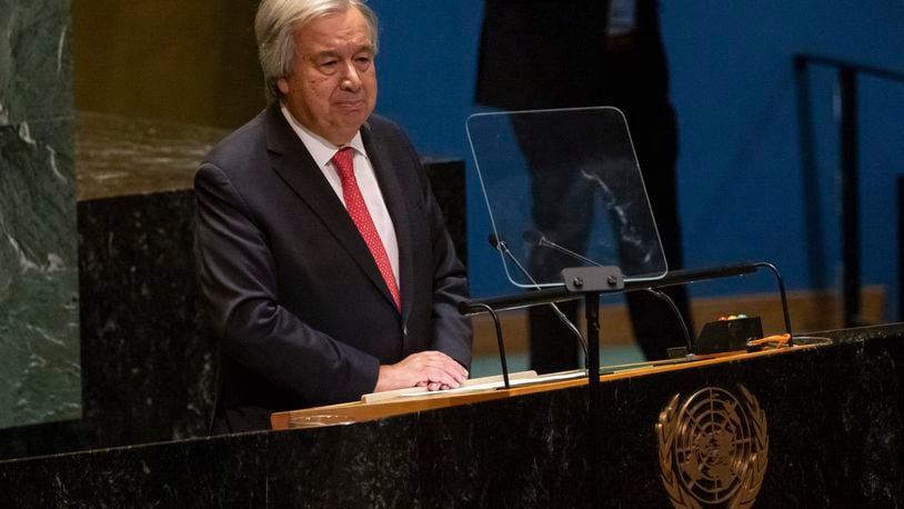 UN chief urges divided nations to approve blueprint to address global challenges from climate to AI