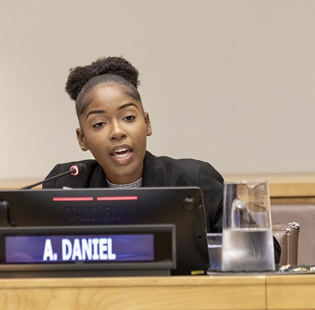 Vincentian teen activist tells compelling story on climate change at UNICEF Special Session